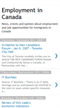 Mobile Screenshot of employment-in-canada.blogspot.com