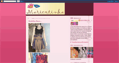 Desktop Screenshot of maricotinhaflor.blogspot.com