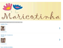 Tablet Screenshot of maricotinhaflor.blogspot.com