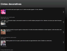 Tablet Screenshot of cintasdeco.blogspot.com