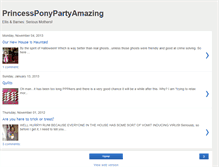 Tablet Screenshot of princessponypartyamazing.blogspot.com