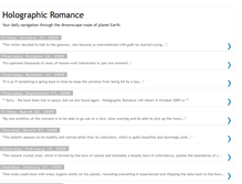 Tablet Screenshot of holographicromance.blogspot.com