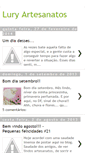 Mobile Screenshot of luryartesanatos.blogspot.com