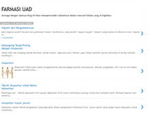 Tablet Screenshot of farmasi-uad.blogspot.com