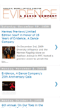 Mobile Screenshot of evidencedance.blogspot.com