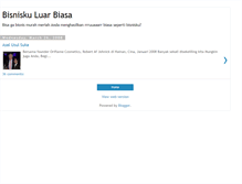 Tablet Screenshot of bisniskuluarbiasa.blogspot.com