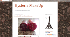 Desktop Screenshot of hysteriamakeup.blogspot.com