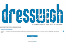 Tablet Screenshot of dresswichvip.blogspot.com