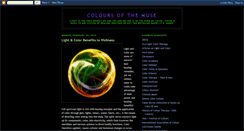 Desktop Screenshot of coloursofthemuse.blogspot.com