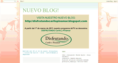 Desktop Screenshot of disfrutandocarilo.blogspot.com