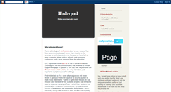 Desktop Screenshot of hoderpadarchive.blogspot.com