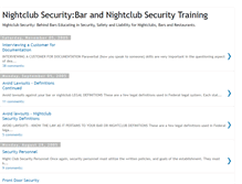 Tablet Screenshot of nightclubsecurity.blogspot.com