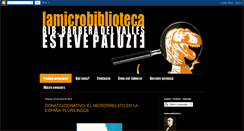 Desktop Screenshot of lamicrobiblioteca.blogspot.com