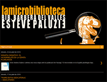 Tablet Screenshot of lamicrobiblioteca.blogspot.com