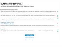 Tablet Screenshot of duromine-order-online.blogspot.com