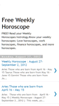 Mobile Screenshot of free-weekly-horoscope.blogspot.com