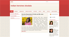 Desktop Screenshot of heroinesbiodata.blogspot.com