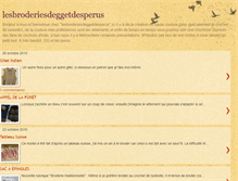 Tablet Screenshot of lesbroderiesdeggetdesperus.blogspot.com