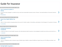 Tablet Screenshot of guideforinsurance.blogspot.com