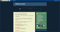 Desktop Screenshot of afiliadopoker.blogspot.com