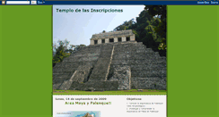 Desktop Screenshot of inscripciones-palenque.blogspot.com