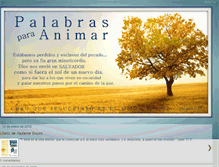 Tablet Screenshot of palabrasparaanimar.blogspot.com