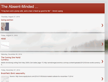 Tablet Screenshot of cultoftheabsent-minded.blogspot.com