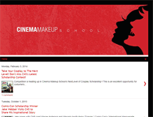 Tablet Screenshot of cinema-makeup.blogspot.com