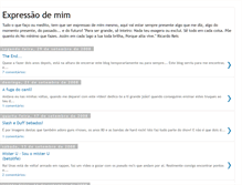 Tablet Screenshot of expressaodemim.blogspot.com