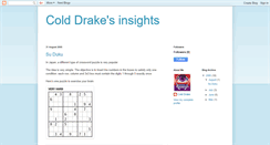 Desktop Screenshot of colddrake.blogspot.com