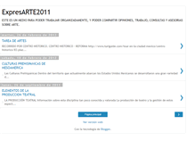 Tablet Screenshot of expresarte2011.blogspot.com