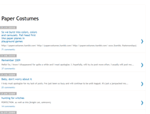 Tablet Screenshot of papercostumes.blogspot.com