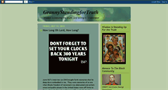 Desktop Screenshot of grannystandingfortruth.blogspot.com