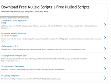 Tablet Screenshot of downloadfreenulledscripts.blogspot.com