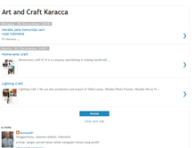 Tablet Screenshot of karaccaarts-craft.blogspot.com