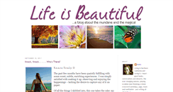 Desktop Screenshot of beautifullife-musings.blogspot.com