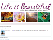 Tablet Screenshot of beautifullife-musings.blogspot.com