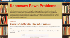 Desktop Screenshot of kennesawpawnproblems.blogspot.com