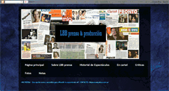 Desktop Screenshot of lbbprensa.blogspot.com