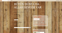 Desktop Screenshot of memduh-ahiretyolculugunagidenyollar.blogspot.com