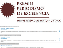 Tablet Screenshot of premioperiodismodeexcelencia.blogspot.com