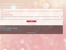 Tablet Screenshot of beautycomereal.blogspot.com