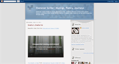 Desktop Screenshot of ebenezerscribe.blogspot.com