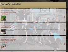 Tablet Screenshot of dancersunlimitedhi.blogspot.com