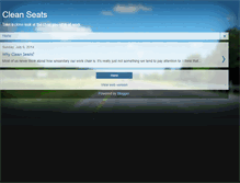 Tablet Screenshot of cleanseats.blogspot.com