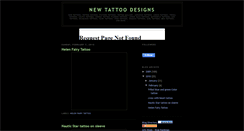 Desktop Screenshot of newtattoo-designs.blogspot.com