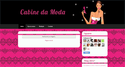 Desktop Screenshot of cabinedamoda.blogspot.com