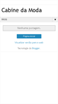 Mobile Screenshot of cabinedamoda.blogspot.com
