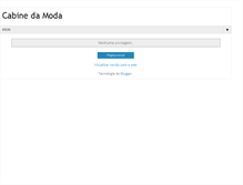 Tablet Screenshot of cabinedamoda.blogspot.com