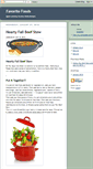 Mobile Screenshot of favoritefoods8662.blogspot.com